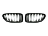 AutoTecknic Dual-Slats Stealth Black Front Grille Set - F06 Gran Coupe/ F12 Coupe/ F13 Cabrio | 6 Series & M6 by AutoTecknic ATK-BM-0612