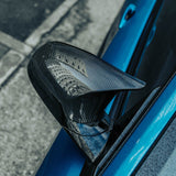 MHC+ BMW M3/M4/M2 Competition RHD Wing Mirror Covers In Pre Preg Carbon Fiber (F80/F82/F83/F87) by MHC+ MHCP-FMCAR-CF-MC001