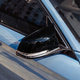 MHC Black BMW M Style Wing Mirror Replacement Covers In Gloss Black by MHC+ MHCB-MULTI-GB-MC001