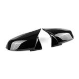 MHC Black BMW M Style Wing Mirror Replacement Covers In Gloss Black by MHC+ MHCB-MULTI-GB-MC001