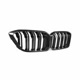 MHC+ BMW F87 M2 Competition Premium Front Grille In Pre Preg Carbon Fiber & Gloss Black (2018-2020) by MHC+ MHCP-F87C-CFGB-FG001