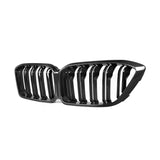 MHC+ BMW F87 M2 Competition Premium Front Grille In Pre Preg Carbon Fiber & Gloss Black (2018-2020) by MHC+ MHCP-F87C-CFGB-FG001