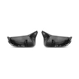 MHC+ BMW M5 F90 Wing Mirror Covers In Gloss Pre Preg Carbon Fiber (2018+ F90) by MHC+