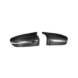 MHC+ BMW M5 F90 Wing Mirror Covers In Gloss Pre Preg Carbon Fiber (2018+ F90) by MHC+