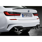 M Performance Rear Bumper Trim (Gloss Black) - BMW G20 / 330i / 330e / xDrive by BMW 51192455856