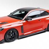 Vorsteiner Vorsteiner VRS Aero Vented Fenders with Side Skirts Carbon Fiber PP 2x2 (Glossy) - BMW G87 M2 BMV3293