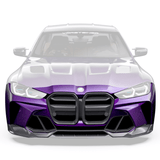 Vorsteiner BMW G8X M3/M4 VRS GTS-V Aero Front Bumper Carbon Fiber PP 2x2 Glossy | BMV3310
