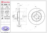 Brembo OE Rear Brake Kit (Prem NAO Ceramic Pads/Prem Rotors) - BMW by Brembo KT00B99-BRE