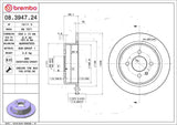 Brembo OE Rear Brake Kit (Prem NAO Ceramic Pads/Prem Rotors) - BMW by Brembo KT00995-BRE