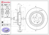 Brembo OE Rear Brake Kit (Prem LowMet Pads/Prem UV Coat Rotors) - 00-03 Mercedes ML55 AMG/00-01 ML430/02-05 ML500 by Brembo KT04243-BRE