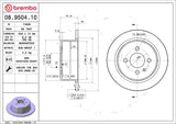 Brembo OE Rear Brake Kit (Prem LowMet Pads/Prem Rotors) - BMW by Brembo KT04363-BRE