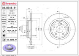 Brembo OE Rear Brake Kit (Prem NAO Ceramic Pads/Prem UV Coat Rotors) - Mercedes by Brembo KT04319-BRE