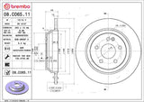 Brembo OE Rear Brake Kit (Rear Prem NAO Ceramic Pads/Prem UV Coat Rotors) - 16-20 Mercedes Metris by Brembo KT00A10-BRE