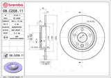 Brembo OE Rear Brake Kit (Prem NAO Ceramic Pads/Prem UV Coat Rotors) - 18-20 Jaguar E-Pace by Brembo KT04305-BRE