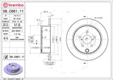 Brembo OE Brake Kit (Prem NAO Ceramic Pads/Prem UV Coat Rotors) - 13-15 Subaru BRZ/2015 WRX/05-14 Outback by Brembo KT00233-BRE