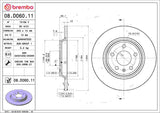 Brembo OE Rear Brake Kit (Prem NAO Ceramic Pads/Prem UV Coat Rotors) - Audi by Brembo KT00979-BRE
