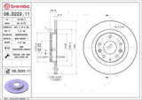Brembo OE Rear Brake Kit (Prem NAO Ceramic Pads/Prem UV Coat Rotors) - 16-18 Mazda CX-3/13-15 CX-5 by Brembo KT00971-BRE