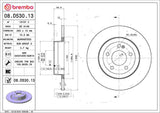 Brembo OE Rear Brake Kit (Prem LowMet Pads/Prem Rotors) - 15-20 Mercedes C300/16-18 C350e/2015 C400 by Brembo KT04033-BRE