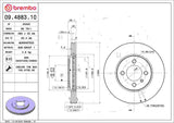 Brembo OE Rear Brake Kit (Prem NAO Ceramic Pads/Prem Rotors) - BMW by Brembo KT00B53-BRE
