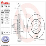 Brembo OE Front Brake Kit (Prem NAO Ceramic Pads/Prem UV Coat Rotors) - 97-05 Buick Century by Brembo KT00872-BRE