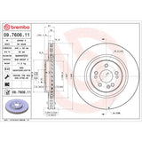 Brembo OE Front Brake Kit (Prem LowMet Pads/Prem UV Coat Rotors) - 01-02 Mercedes CL55 AMG by Brembo KT04399-BRE