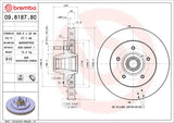 Brembo OE Front Brake Kit (Prem NAO Ceramic Pads/Prem Rotors) - 97-02 Ford Expedition/98-02 Lincoln Navigator by Brembo KT00862-BRE