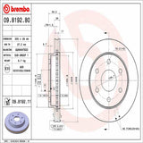 Brembo OE Front Brake Kit (Prem NAO Ceramic Pads/Prem UV Coat Rotors) - 02-06 Cadillac Escalade by Brembo KT00385-BRE