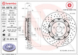 Brembo OE Front Brake Kit (Prem NAO Ceramic Pads/Prem Rotors) - 03-06 Mercedes CL55 AMG by Brembo KT00A52-BRE