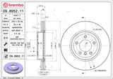Brembo OE Front Brake Kit (Prem NAO Ceramic Pads/Prem UV Coat Rotors) - BMW by Brembo KT00027-BRE