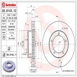 Brembo OE Front Brake Kit (Prem NAO Ceramic Pads/Prem UV Coat Rotors) - 98-07 Lexus LX470/98-07 Toyota Land Cruiser by Brembo KT00485-BRE