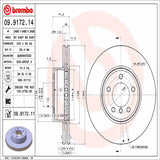 Brembo OE Front Brake Kit (Prem LowMet Pads/Prem UV Coat Rotors) - BMW by Brembo KT04414-BRE