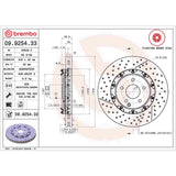 Brembo OE Front Brake Kit (Prem LowMet Pads/Prem Rotors) - 02-04 Mercedes C32 AMG by Brembo KT04251-BRE