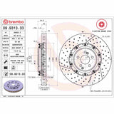 Brembo OE Front Brake Kit (Prem NAO Ceramic Pads/Prem Rotors) - 03-06 Mercedes CL55 AMG by Brembo KT00703-BRE