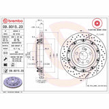 Brembo OE Rear Brake Kit (Prem LowMet Pads/Prem Rotors) - 08-13 Mercedes C63 AMG by Brembo KT04392-BRE