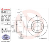 Brembo OE Rear Brake Kit (Prem NAO Ceramic Pads/Prem Rotors) - 07-08 Dodge Sprinter 3500 by Brembo KT00B37-BRE
