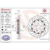 Brembo OE Front Brake Kit (Prem NAO Ceramic Pads/Prem Rotors) - 05-06 Mercedes CLK55 AMG/07-08 CLK63 AMG by Brembo KT00C21-BRE