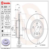 Brembo OE Front Brake Kit (Prem NAO Ceramic Pads/Prem UV Coat Rotors) - BMW by Brembo KT00B35-BRE