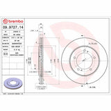 Brembo OE Front Brake Kit (Prem NAO Ceramic Pads/Prem Rotors) - 99-05 Suzuki Grand Vitara/96-98 Sidekick by Brembo KT00195-BRE