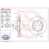 Brembo OE Front Brake Kit (Prem NAO Ceramic Pads/Prem Rotors) - 04-09 Kia Spectra/05-09 Spectra5 by Brembo KT00157-BRE