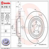 Brembo OE Rear Brake Kit (Prem NAO Ceramic Pads/Prem UV Coat Rotors) - 08-20 Dodge Challenger/06-10/12-15 Charger by Brembo KT00455-BRE
