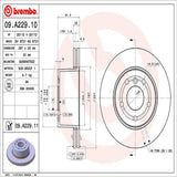 Brembo OE Front Brake Kit (Prem LowMet Pads/Prem UV Coat Rotors) - 99-04 Land Rover Disco/95-02 Range Rover by Brembo KT04204-BRE