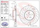 Brembo OE Front Brake Kit (Prem NAO Ceramic Pads/Prem UV Coat Rotors) - 08-14 Lexus IS F by Brembo KT00413-BRE
