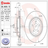 Brembo OE Front Brake Kit (Prem NAO Ceramic Pads/Prem UV Coat Rotors) - 06-11 Dodge Charger/09-11 Challenger/ 2005 Chrysler 300 by Brembo KT00495-BRE