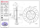 Brembo OE Front Brake Kit (Prem NAO Ceramic Pads/Prem UV Coat Rotors) - Mercedes by Brembo KT00018-BRE