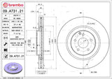 Brembo OE Front Brake Kit (Prem LowMet Pads/Prem UV Coat Rotors) - 02-04 Mercedes C32 AMG by Brembo KT04413-BRE