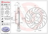 Brembo OE Front Brake Kit (Prem NAO Ceramic Pads/Prem UV Coat Rotors) - 07-14 Mercedes CL550 by Brembo KT00B59-BRE