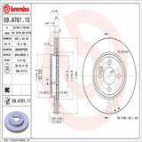 Brembo OE Front Brake Kit (Prem NAO Ceramic Pads/Prem UV Coat Rotors) - BMW by Brembo KT00226-BRE