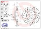 Brembo OE Rear Brake Kit (Prem LowMet Pads/Prem UV Coat Rotors) - 03-06 Mercedes CL500 by Brembo KT04474-BRE
