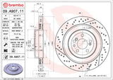 Brembo OE Front Brake Kit (Prem LowMet Pads/Prem UV Coat Rotors) - 16-17 Mercedes B250e/14-19 CLA250 by Brembo KT04535-BRE