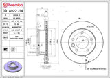 Brembo OE Front Brake Kit (Prem NAO Ceramic Pads/Prem Rotors) - 03-06 Dodge Sprinter 2500/Sprinter 3500 by Brembo KT00B29-BRE